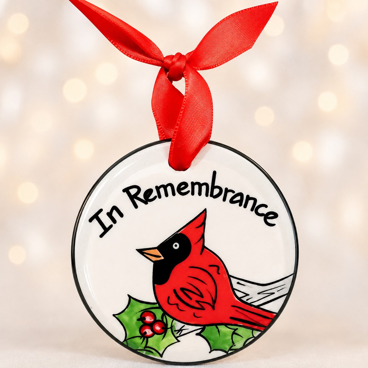 Cardinal Remembrance Ornament
